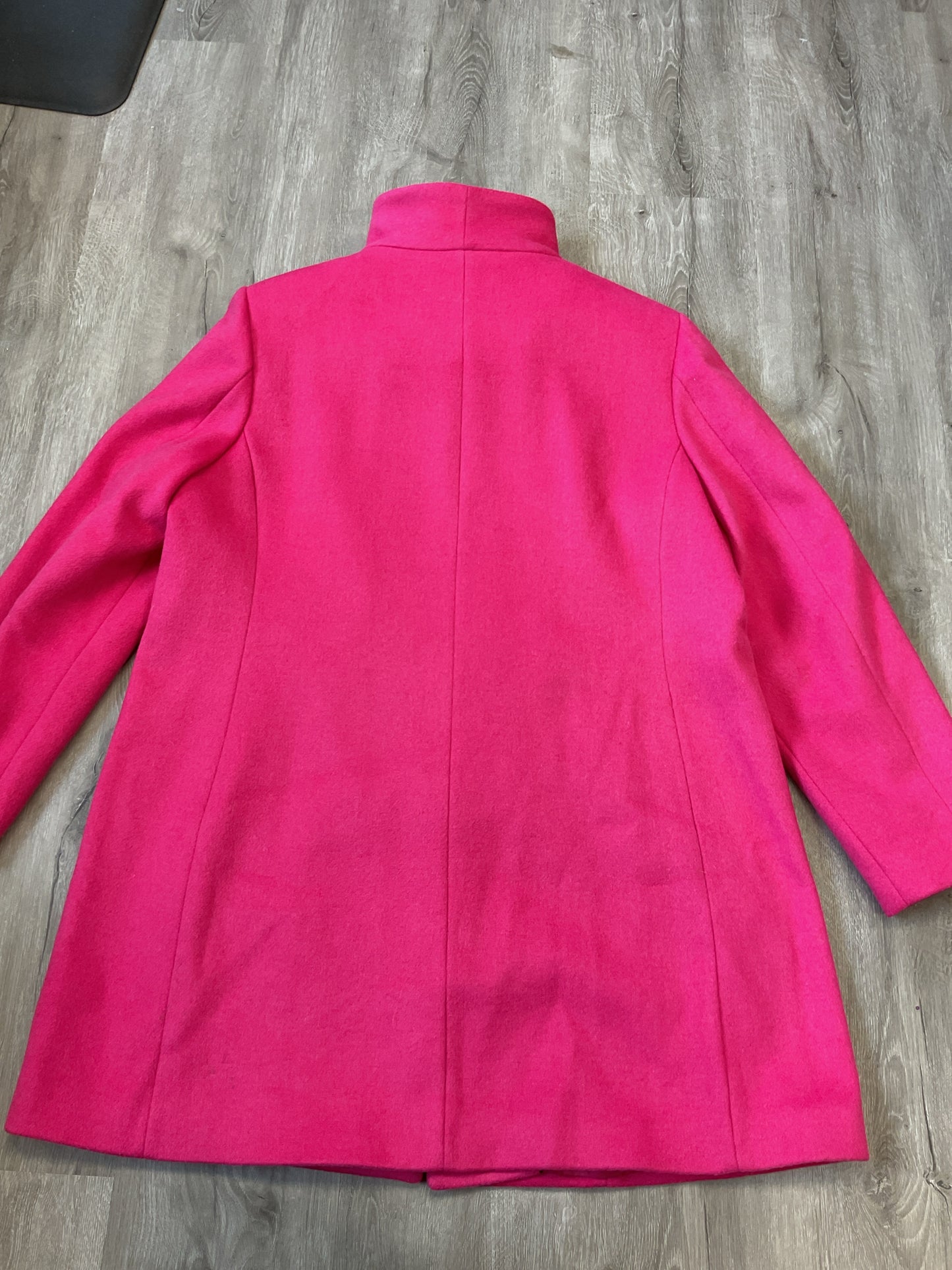 Kate Spade Size XL Pink Coat dressy with pearl wool blend
