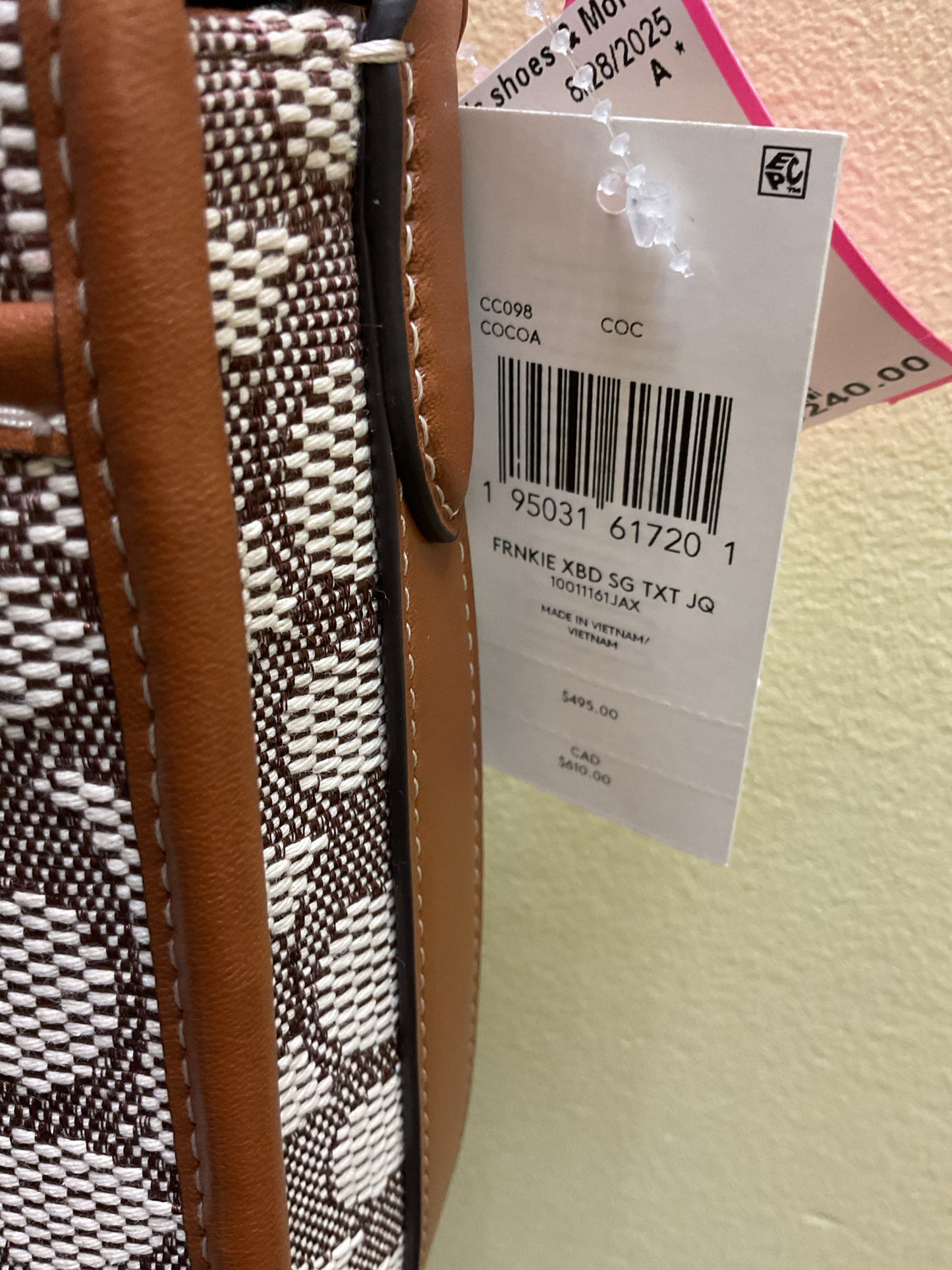 coach Purse NWT Frankie crossbody CC098