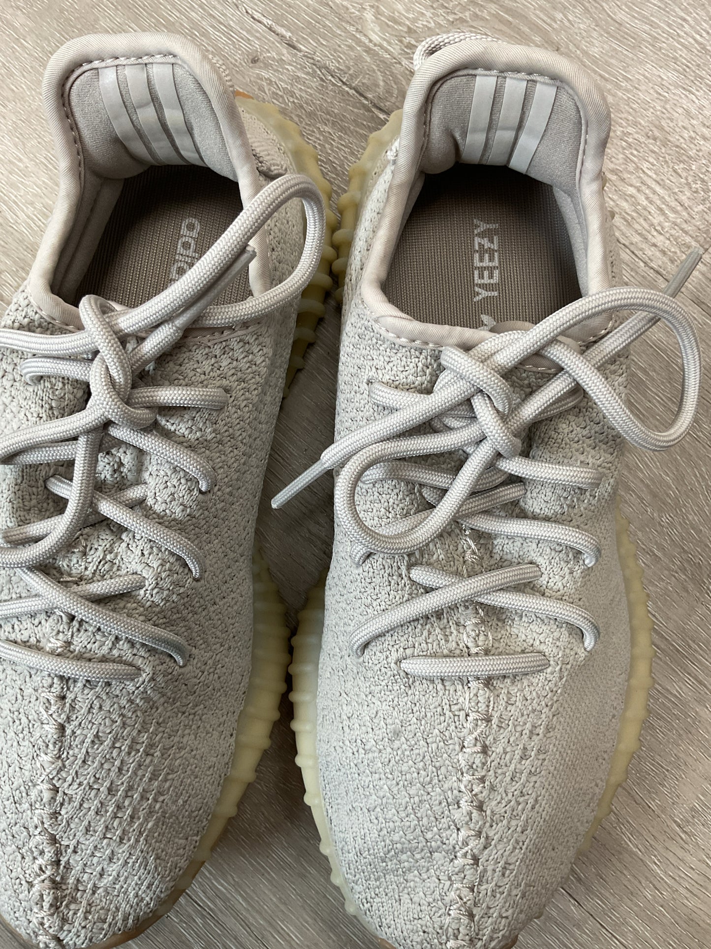Adidas 8 Gray shoes Yeezy Boost 350 V2 Natural Nwob
