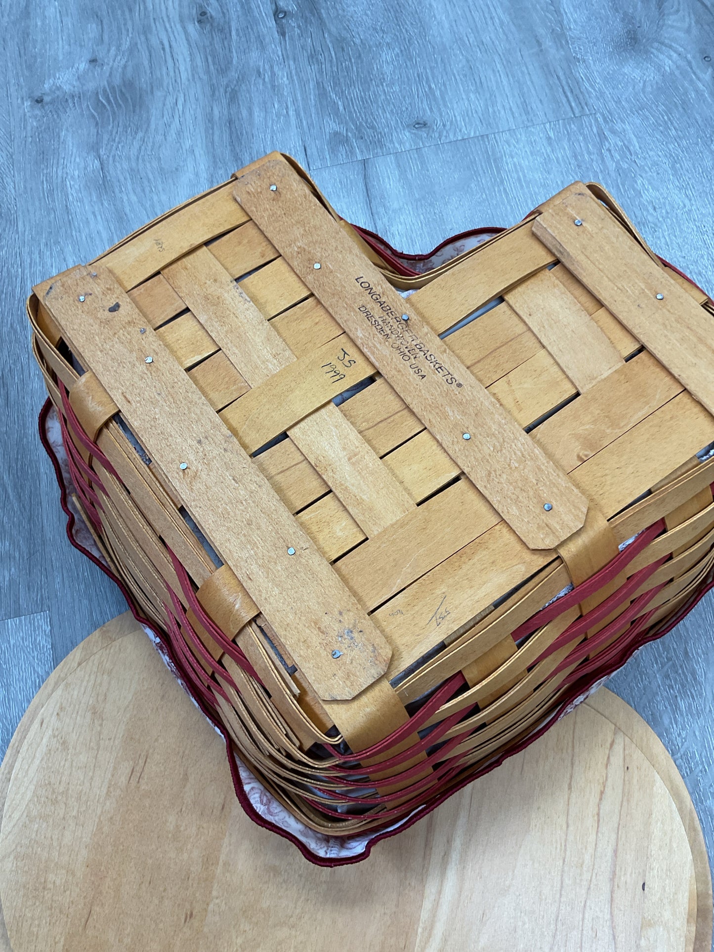 Longaberger Misc. vintage sweetheart basket