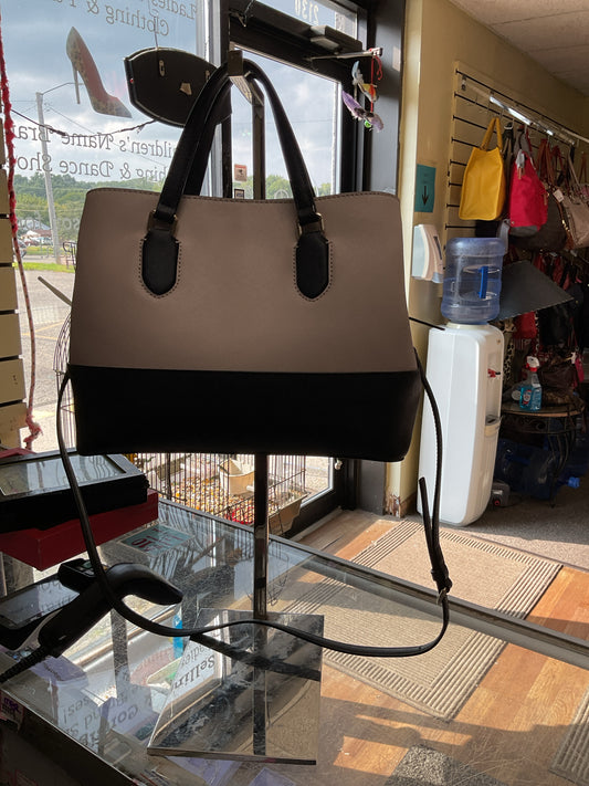 Kate Spade Purse black and taupe satchel crossbody NWT