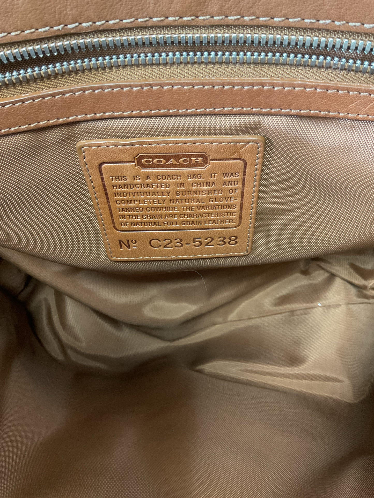 coach Purse vintage briefcase large business bag