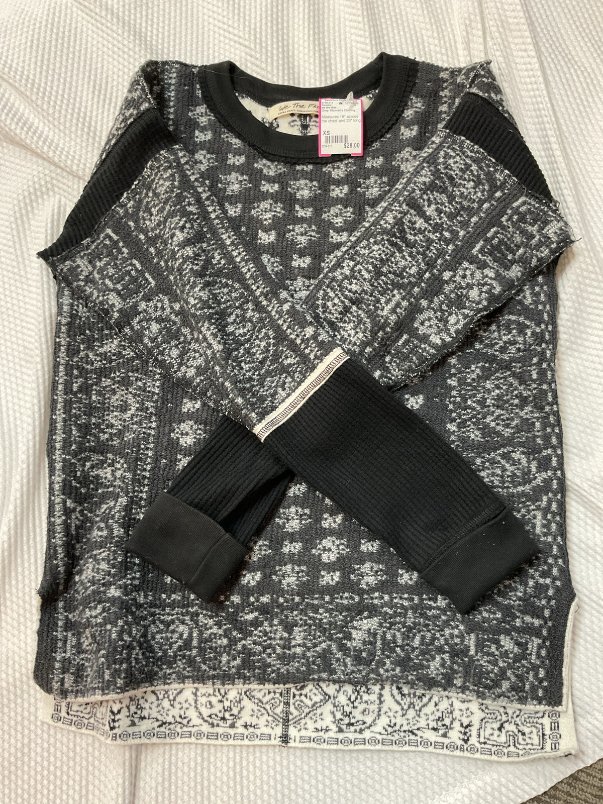 we the free Size XS Gray Sweater