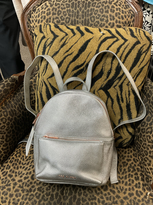 Ted Baker BackPack silver leather New