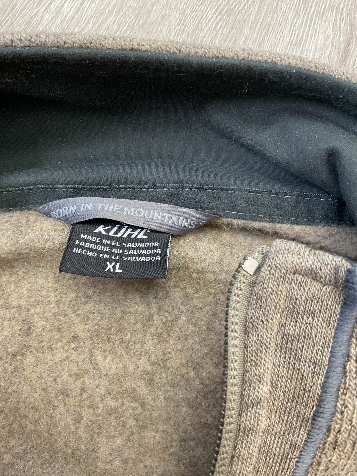 KUHL Taupe Size XL Jacket knit zip Men's athletic