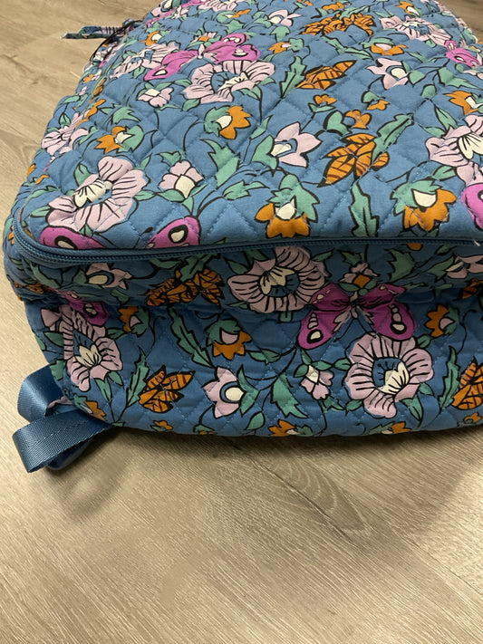Vera Bradley Backpack NWT Lay Flat Travel Backpack butterflies Wild Prairie