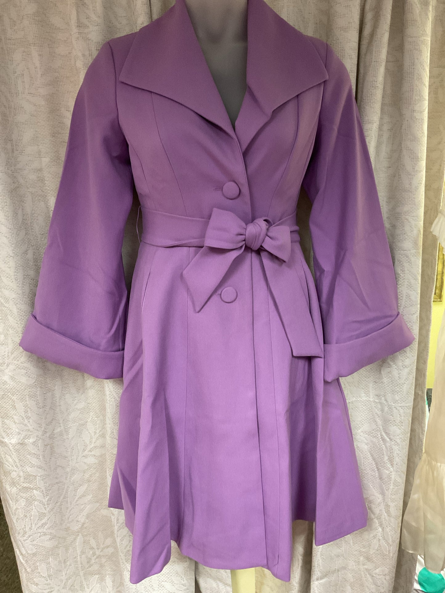 Vixen by Micheline Lilac Size S Coat