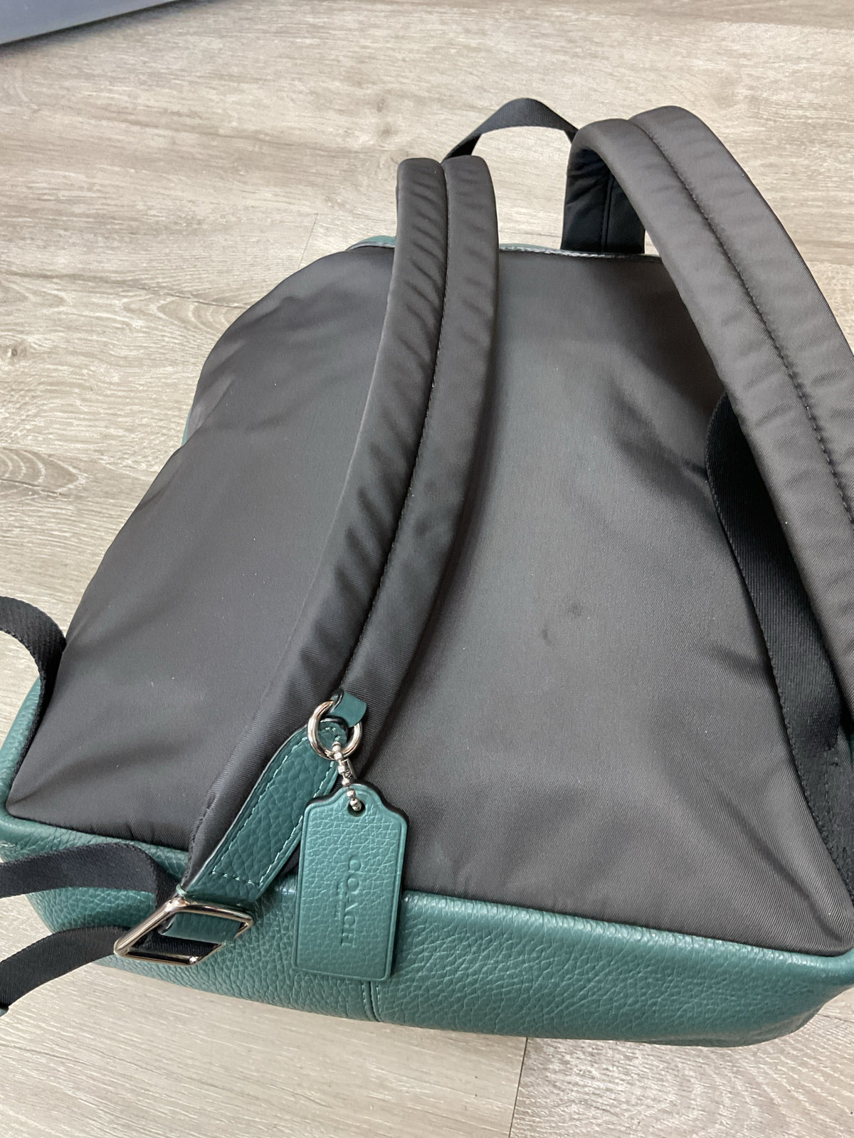 coach Backpack Charlie F30550 Medium Backpack Pebble Leather Silver Hardwar