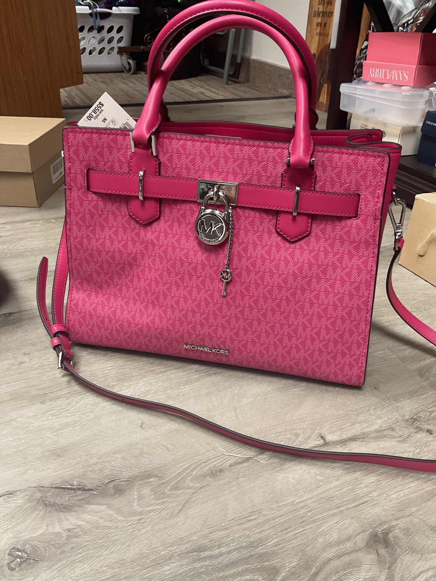 Michael Kors Purse Hamilton Dragonfruit