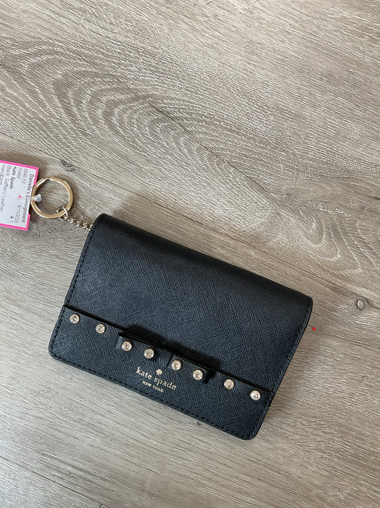 Kate Spade Wallet Jeweled Regina bow accent
