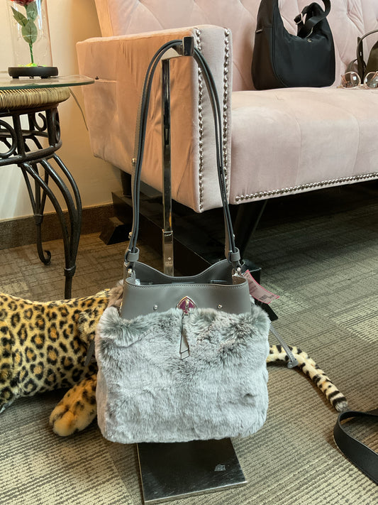 Kate Spade Purse Marti Faux Fur Small bucket bag