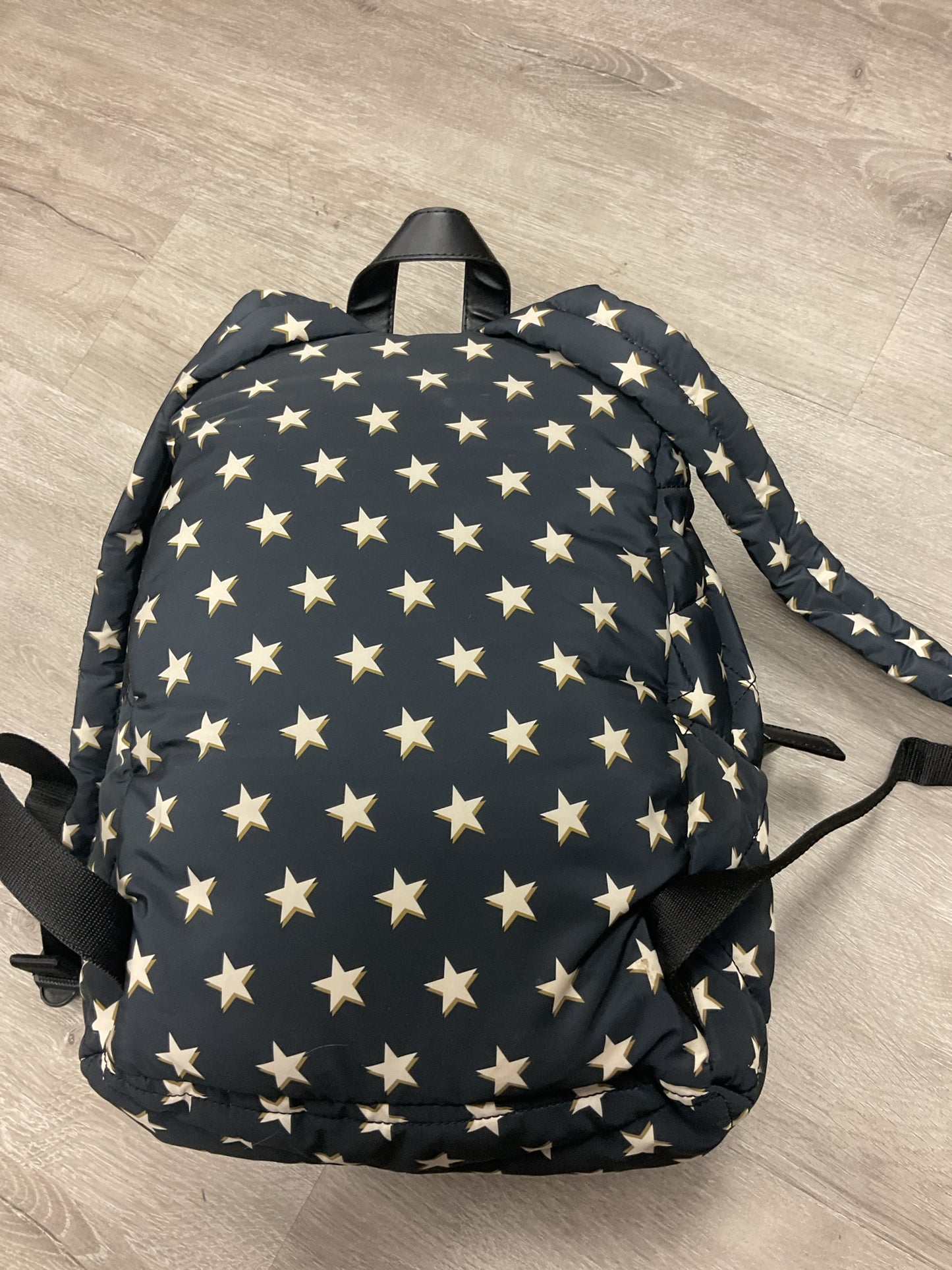 Marc Jacobs Backpack star print quilted nylon dark navy in new shape