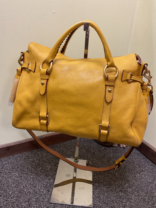 Dooney & Bourke Purse Sunflower mustard yellow medium satchel