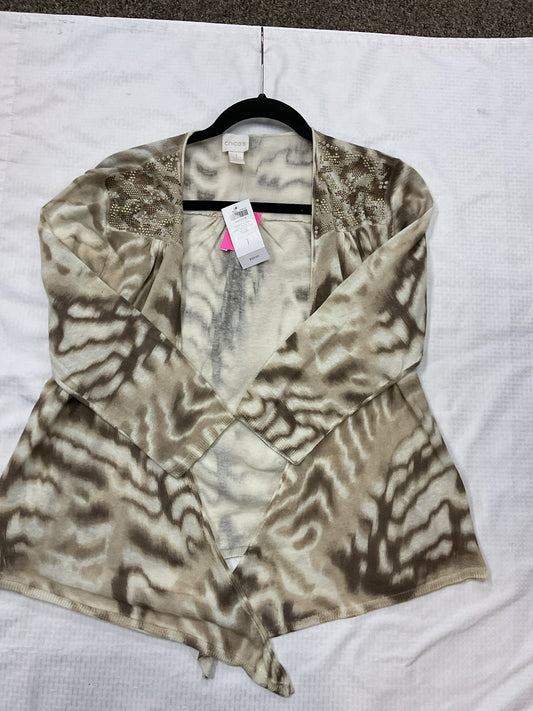 Chico's Size M Brown Cardigan