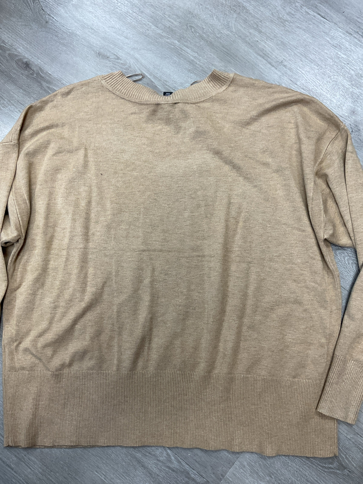 INC Size XL Warm Walnut Sweater NWT knit V neck