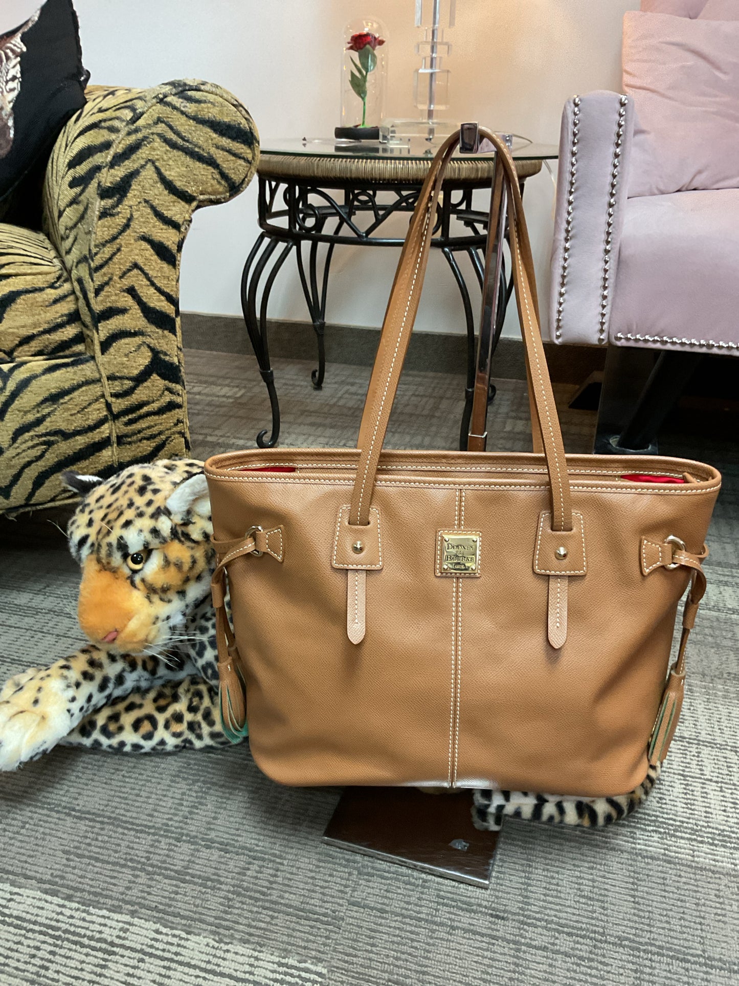 Dooney & Bourke Purse Large Davis Tassel tote shoulder bag