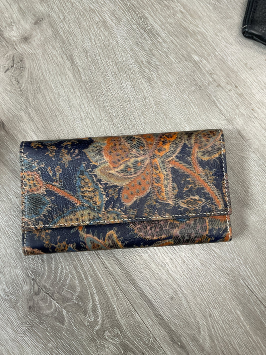 Patricia Nash Wallet full size wallet floral tapestry print leather