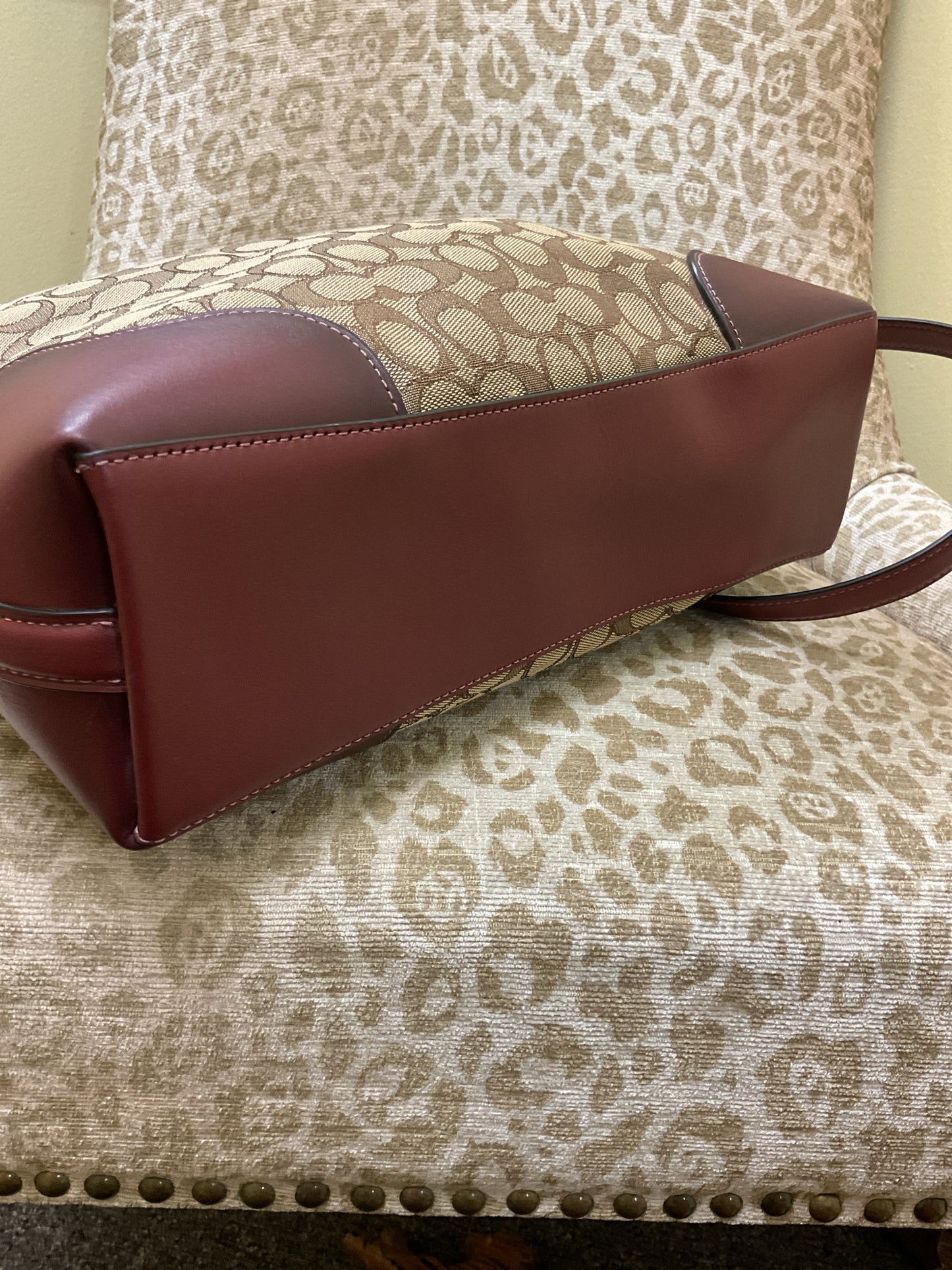 Ivie Jacquard Hobo Bag coach Purse