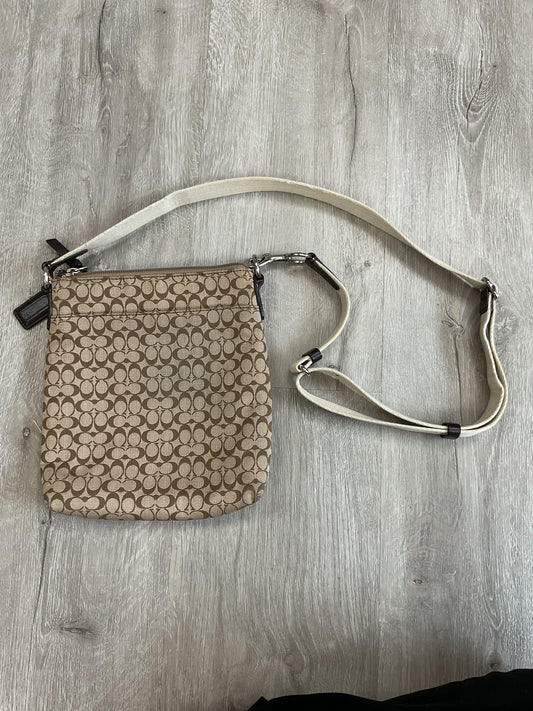 coach Purse vintage swingpack crossbody signiture striped