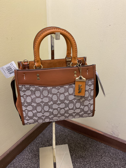 coach Purse SIGNATURE JACQUARD ROGUE 25 NWT C6444 Retail:$675