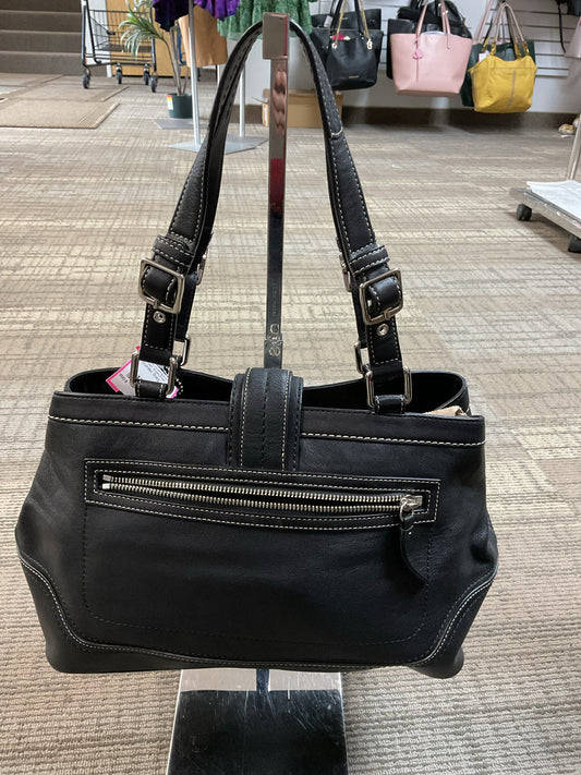 Hampton Leather Satchel coach Purse