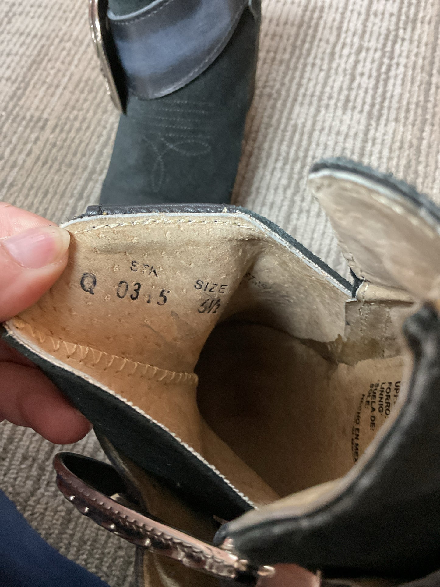 Circle G 6.5 Black Boots